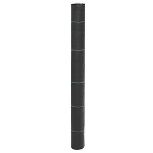 vidaXL Membrană antiburuieni, negru, 1x150 m, PP imagine