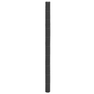 vidaXL Membrană antiburuieni, negru, 2x50 m, PP imagine