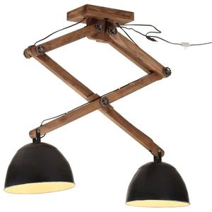 vidaXL Lampă de tavan 25 W, negru, 29x18x85 cm, E27 imagine