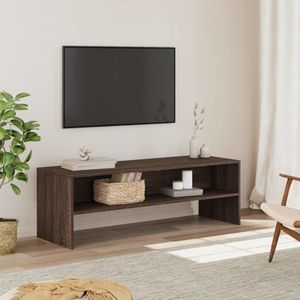 vidaXL Dulap TV, stejar maro, 120x40x40 cm, lemn prelucrat imagine