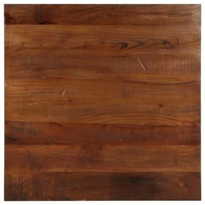 vidaXL Blat de masă pătrat, 70x70x2, 5 cm, lemn masiv reciclat imagine