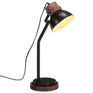 vidaXL Lampă de birou 25 W, negru, 18x18x60 cm, E27 imagine