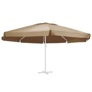 vidaXL Pânză de schimb umbrelă de soare de grădină gri taupe 600 cm imagine