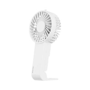 Ventilator de mana, portabil, suport pliabil la 90°, 3 viteze, incarcare USB-C, snur 30cm, alb imagine