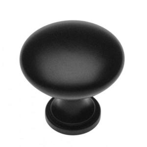Buton pentru mobila Terni, finisaj negru mat GT, D: 30 mm imagine