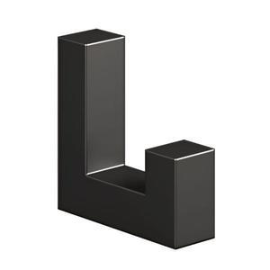 Agatatoare cuier simpla Tetris, finisaj negru, 40x12x40 mm imagine