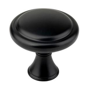 Buton pentru mobila Artesi, finisaj negru, D: 32 mm imagine