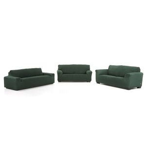 Husa elastica canapea, Belmarti, Milan, 2 locuri, verde imagine