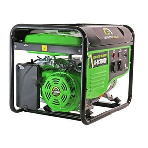 Generator de curent pe benzina Greenfield G-EC7500P, portabil, pornire manuala, monofazat, 7 kVA, bobinaj cupru imagine