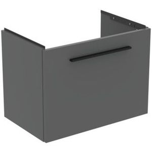 Dulap baza suspendat Ideal Standard i.life S cu un sertar 60cm gri quartz mat imagine