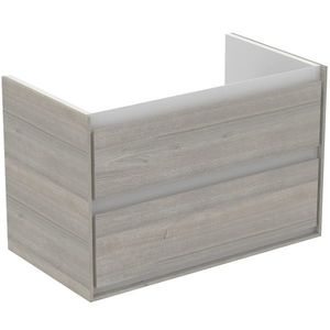 Dulap baza Ideal Standard Connect Air 80 cm lemn gri deschis/alb mat imagine
