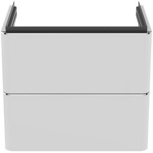 Dulap baza suspendat Ideal Standard Adapto 57x41cm cu doua sertare alb lucios imagine