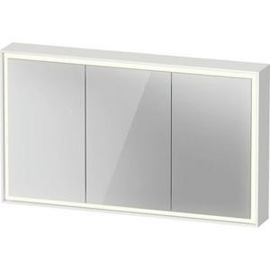 Dulap cu oglinda Duravit Vitrium 120cm iluminare LED cu senzor alb mat décor imagine
