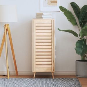 vidaXL Ușă de dulap cu design lambriu, 99, 3x39, 4 cm, lemn masiv de pin imagine