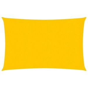 vidaXL Pânză parasolar, galben, 2, 5x3, 5 m, HDPE, 160 g/m² imagine