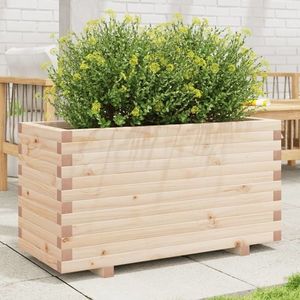 vidaXL Jardinieră de grădină, 90x40x49, 5 cm, lemn masiv de pin imagine