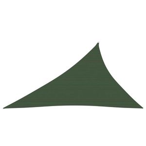 vidaXL Pânză parasolar, verde închis, 3x4x5 m, HDPE, 160 g/m² imagine