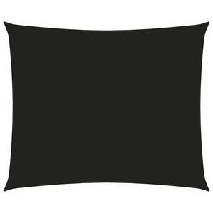 vidaXL Parasolar, negru, 6x7 m, țesătură oxford, dreptunghiular imagine