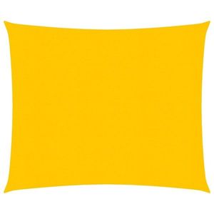 vidaXL Pânză parasolar, galben, pătrat, 4, 5x4, 5 m HDPE, 160 g/m² imagine