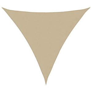 vidaXL Pânză parasolar, bej, 6x6x6 m, țesătură oxford, triunghiular imagine