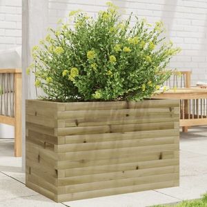 vidaXL Jardinieră de grădină, 70x40x45, 5 cm, lemn de pin impregnat imagine