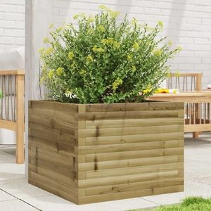 vidaXL Jardinieră de grădină, 60x60x45, 5 cm, lemn de pin impregnat imagine