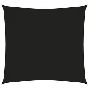 vidaXL Parasolar, negru, 2x2, 5 m, țesătură oxford, dreptunghiular imagine