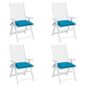 vidaXL Perne de scaun 4 buc. albastru deschis 50x50x7 cm textil oxford imagine