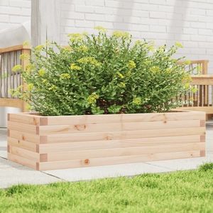 vidaXL Jardinieră de grădină, 90x40x23 cm, lemn masiv de pin imagine