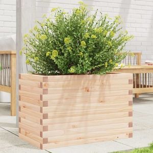 vidaXL Jardinieră de grădină, 70x40x45, 5 cm, lemn masiv de pin imagine