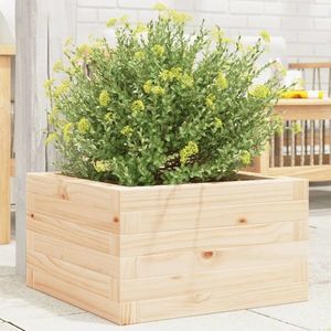 vidaXL Jardinieră de grădină, 40x40x23 cm, lemn masiv de pin imagine