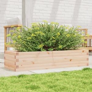 vidaXL Jardinieră de grădină, 110x40x23 cm, lemn masiv de pin imagine