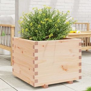 vidaXL Jardinieră de grădină, 60x60x49, 5 cm, lemn masiv de pin imagine