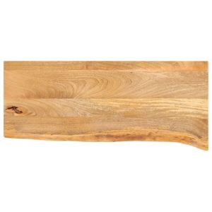 vidaXL Blat de masă contur organic 90x40x3, 8 cm lemn masiv de mango imagine