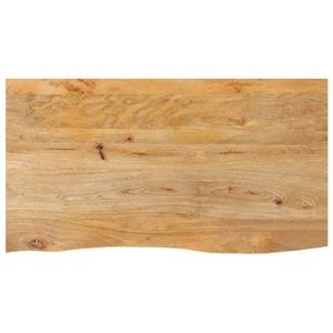 vidaXL Blat de masă contur organic 100x60x3, 8 cm lemn masiv de mango imagine