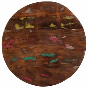 vidaXL Blat de masă rotund, Ø 70x2, 5 cm, lemn masiv reciclat imagine
