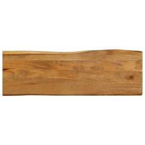 vidaXL Blat masă cu margini, 110x40x3, 8 cm, lemn masiv mango imagine