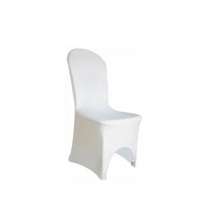 Set x 4 buc Huse elastice din Lycra pentru scaune banchet, culoare Alba imagine