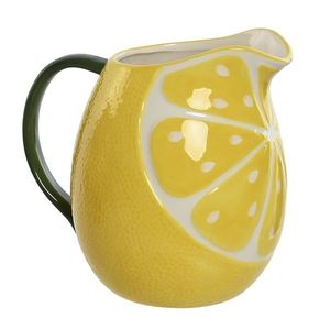 Carafa Citrus Lemon din ceramica galben 20x14x19 cm imagine