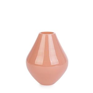 Vaza Klair, Bizzotto, 12x14.5 cm, sticla, roz somon imagine