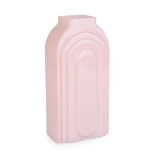 Vaza Frey, Bizzotto, 13x9.5x26.5 cm, sticla, roz imagine