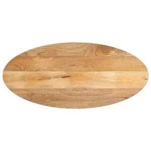 vidaXL Blat de masă oval, 120x60x2, 5 cm, lemn masiv de mango imagine