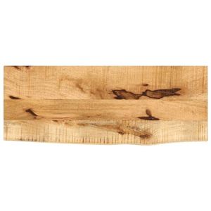 vidaXL Blat de masă margine naturală, 90x20x2, 5 cm, lemn masiv mango imagine