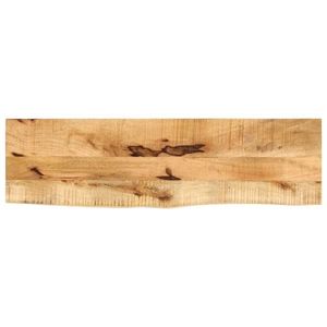 vidaXL Blat de masă margine naturală, 100x40x3, 8 cm, lemn masiv mango imagine