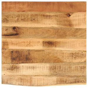 vidaXL Blat de masă margine naturală, 40x40x3, 8 cm, lemn masiv mango imagine