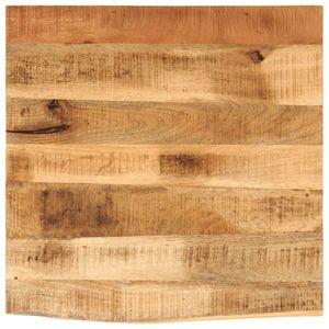 vidaXL Blat de masă margine naturală, 80x80x2, 5 cm, lemn masiv mango imagine