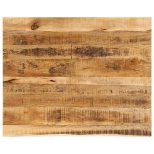 vidaXL Blat de masă margine naturală, 100x80x2, 5 cm, lemn masiv mango imagine