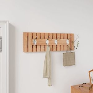 vidaXL Cuier de perete, 42x8, 5x14 cm, lemn masiv de nuc imagine