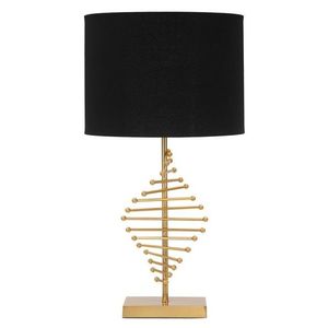 Lampa de masa, Sticky, Mauro Ferretti, 1 x E27, 40W, negru/auriu imagine