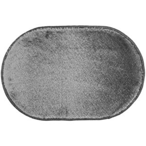 Covoras de baie Camilla, Jotta, 44x67 cm, polipropilena, gri inchis imagine
